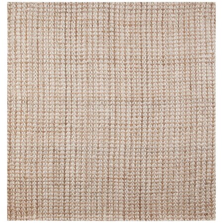 Safavieh 7 x 7 ft. Natural Fiber Area Square RugIvory & Light Brown NF186B-7SQ